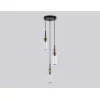 Стеклянный подвесной светильник HIGH LIGHT LH55252 прозрачный цилиндр Ambrella