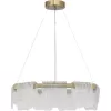 Стеклянный подвесной светильник Voile SL6021.203.54 прозрачный ST Luce