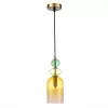 Стеклянный подвесной светильник Gea SL2000.213.01 цвет янтарь ST Luce