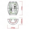 Настенный светильник Meike 4080-402 белый Rivoli