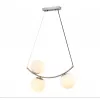 Стеклянный подвесной светильник Acciano OML-94903-03 форма шар белый Omnilux