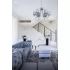 Подвесная люстра Федерика 684010606 конус серая MW-Light