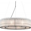 Стеклянная подвесная люстра KM1293 771198 (KM1293P-8) black/frost белая DeLight Collection