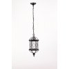 Стеклянный уличный светильник подвесной SORENTO 92605 Bl прозрачный Oasis Light