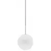 Стеклянный подвесной светильник Lumi F07A1701 белый форма шар Fabbian