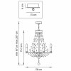 Подвесная люстра Castello 744148 Osgona