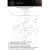 Потолочная люстра Ines APL.043.07.65 белая Aployt