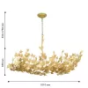 Подвесная люстра Aurelius 4735-12P цвет золото Favourite