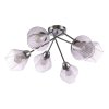 Стеклянная потолочная люстра Campanula 674/6PL Chrome Escada