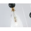 Стеклянный подвесной светильник Ceramo Modern LH53290 конус прозрачный Ambrella