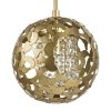 Хрустальный подвесной светильник Verona 727011 форма шар желтый Lightstar