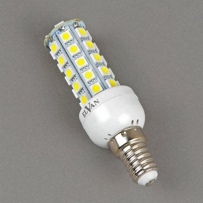 Лампочка светодиодная  E14-9W-4000K-40LED Elvan