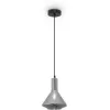 Стеклянный подвесной светильник Lizia FR8010PL-01GB серый конус Freya