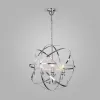 Подвесная люстра Santi 60139/6 хром форма шар Eurosvet