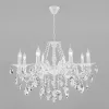 Подвесная люстра Veletta 10108/8 белый/прозрачный хрусталь Strotskis Eurosvet