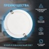 Точечный светильник  LED 17-24-6K круглый ЭРА