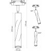 Трековый светильник Artline 59932 0 черный цилиндр