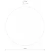 Бра Ring Led M 10281 круглое под золото Nowodvorski