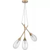 Стеклянный подвесной светильник Grazioso VL5864P03 прозрачный Vele Luce