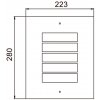 Настенный светильник уличный  77815 SS белый Oasis Light