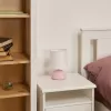 Интерьерная настольная лампа  UML-B302 E14 PINK белый цилиндр Uniel