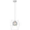 Стеклянный подвесной светильник  V4736-0/1S форма шар белый Vitaluce