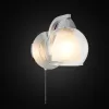 Стеклянное бра Кристи CL152317 форма шар белое Citilux