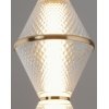 Стеклянный подвесной светильник Senta V11360-PL конус прозрачный