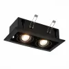 Точечный светильник Hemi ST250.448.02 куб черный ST Luce