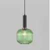Стеклянный подвесной светильник Bravo 50182/1 зеленый Eurosvet