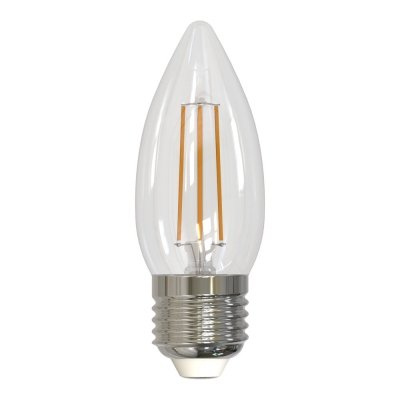 Лампочка светодиодная  LED-C35-9W/3000K/E27/CL/DIM GLA01TR картон Uniel