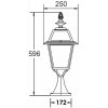 Стеклянный наземный фонарь FARO-FROST L 91104fL Bl Oasis Light