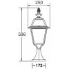 Стеклянный наземный фонарь FARO-FROST L 91104fL Bl Oasis Light