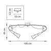 Стеклянная потолочная люстра AEREO 711124 прозрачная Lightstar