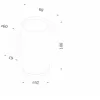 Настенный светильник FOCUS S C068WL-01W цилиндр белый Maytoni