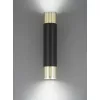 Настенный светильник  LDW 1101-2 BK+GD цилиндр черный Lumina Deco