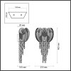 Стеклянное бра Paroti 5048/4W прозрачное Odeon Light