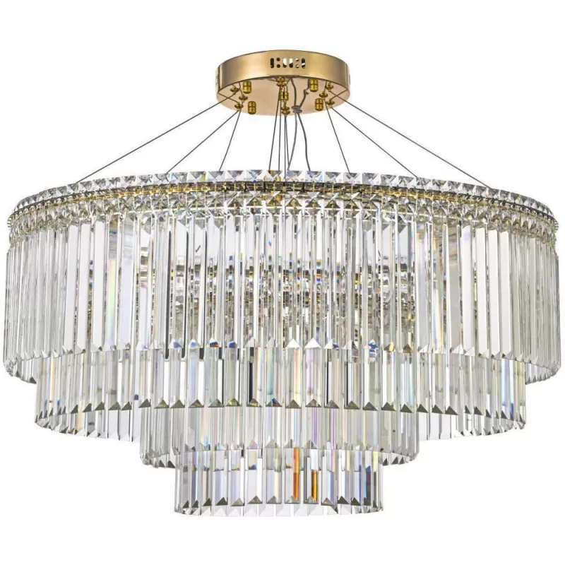 Хрустальная подвесная люстра Ovindoli Ovindoli L 1.5.80+40.101 G прозрачная цилиндр Arti Lampadari Хрустальная подвесная люстра Ovindoli Ovindoli L 1.5.80+40.101 G прозрачная цилиндр Arti Lampadari