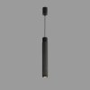 Подвесной светильник Delta 2366-1 BK+GRP черный цилиндр iLedex