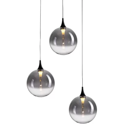 Подвесной светильник MD23001045 MD23001045H-3A black/smoky DeLight Collection форма шар