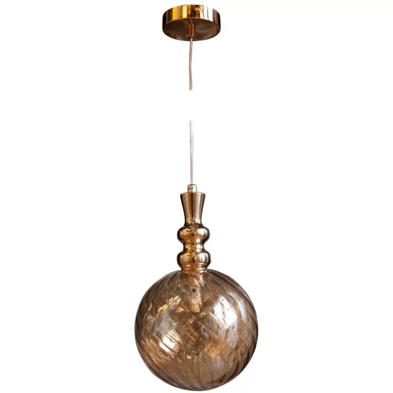 Стеклянный подвесной светильник AM354 AM354-D200 AMBER форма шар цвет янтарь Стеклянный подвесной светильник AM354 AM354-D200 AMBER форма шар цвет янтарь