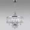 Хрустальная подвесная люстра Инга CL335181 цилиндр прозрачная Citilux