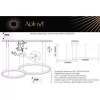 Подвесной светильник Armel APL.049.03.60 белый Aployt