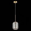 Стеклянный подвесной светильник Gran SL1154.323.01 серый цилиндр ST Luce