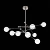 Стеклянная потолочная люстра Giacio SL377.302.08 форма шар прозрачная ST Luce