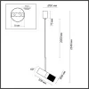 Подвесной светильник Bullet 4355/1 цилиндр белый Odeon Light