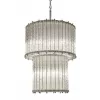 Стеклянная подвесная люстра Tiziano KG0907P-6 nickel прозрачная DeLight Collection