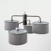 Подвесная люстра Форма CL428241 цилиндр серая Citilux