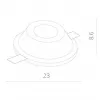 Точечный светильник Invisible A9271PL-1WH Artelamp