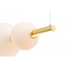 Стеклянный подвесной светильник Freccia MOD063PL-L50G3K форма шар белый Maytoni